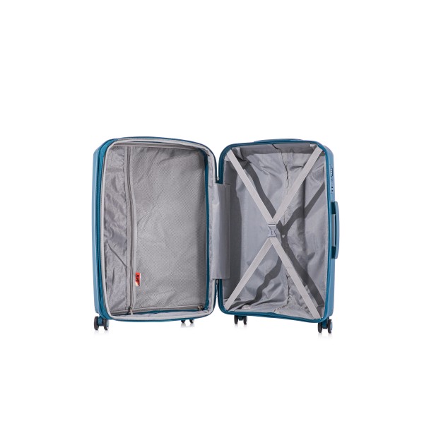 Βαλίτσα Μεσαία Σκληρή Επεκτεινόμενη RCM184 68x45x32/35  Πετρολ