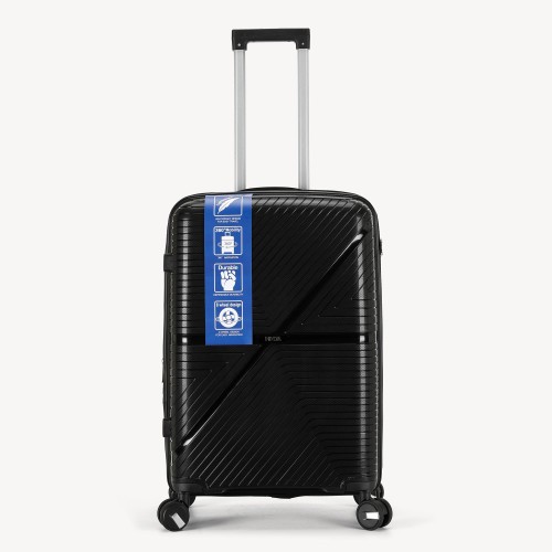 Βαλίτσα Μεσαία Σκληρή Επεκτεινόμενη RCM 185-65 Μαύρο