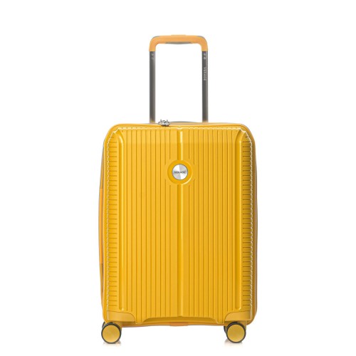Βαλίτσα Σκληρή Καμπίνας Verage Rome Επεκτεινόμενη 19006-S Spinner 55cm  Yellow