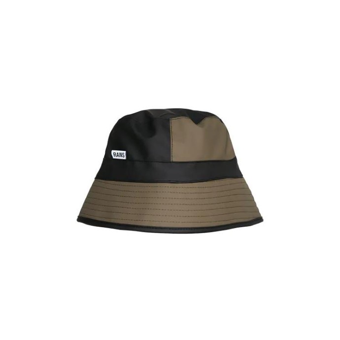 Καπέλο Rains Bucket Hat 20010-55 XS/S/M Black/ Wood ΑΞΕΣΟΥΑΡ