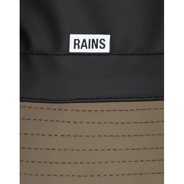 Καπέλο Rains Bucket Hat 20010-55 XS/S/M Black/ Wood ΑΞΕΣΟΥΑΡ