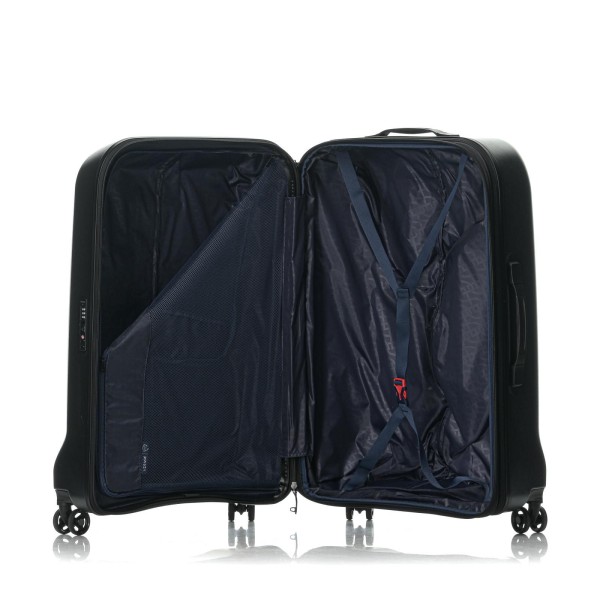 Βαλίτσα Μεγάλη Σκληρή Verage Houston 20075-L Spinner 75cm Black ΒΑΛΙΤΣΕΣ & ΣΑΚΟΙ ΤΑΞΙΔΙΟΥ