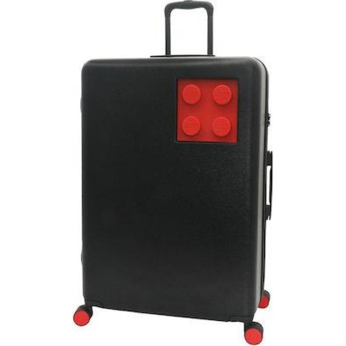 Βαλίτσα Μεγάλη Σκληρή Lego®Brick 2x2 20154-1963 Μαύρο Κοκκίνο ΒΑΛΙΤΣΕΣ & ΣΑΚΟΙ ΤΑΞΙΔΙΟΥ