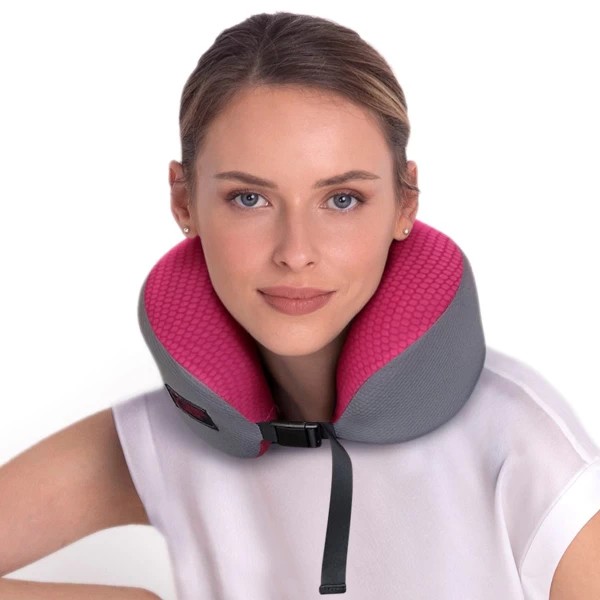 Μαξιλάρι Ταξιδίου Memory Foam Dreamer Travel Blue 208 Γκρι