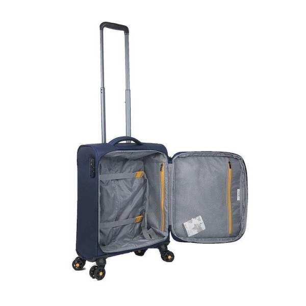 Βαλίτσα Καμπίνας Μαλακή RCM 55cm 213-55 Blue