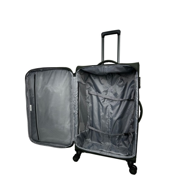 Βαλίτσα Μεγάλη Επεκτεινόμενη RCM 213-28 79cm Army Green