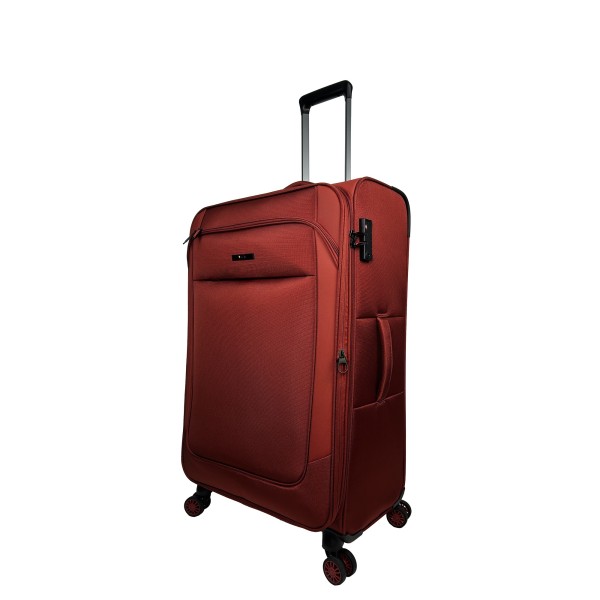 Βαλίτσα Μεγάλη Επεκτεινόμενη RCM 213-28 79cm Rust Red