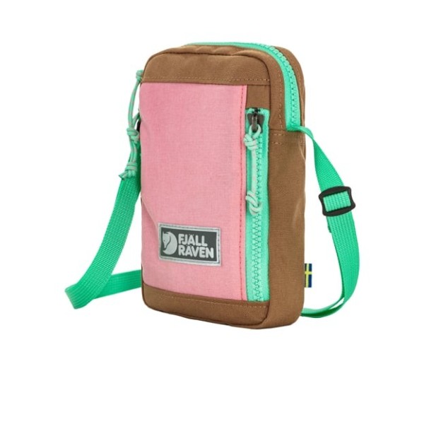 Τσαντάκι Ώμου Fjallraven Vardag Pocket Small 23200338- 354-22 Poppy Pink-Khaki Dust