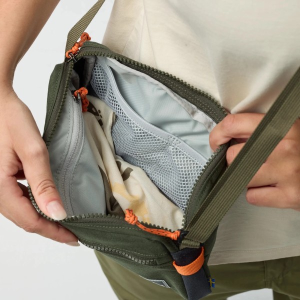 Τσαντάκι Ώμου Fjallraven Vardag Pocket Large 23200339-354-228 Poppy Pink-Khaki Dust