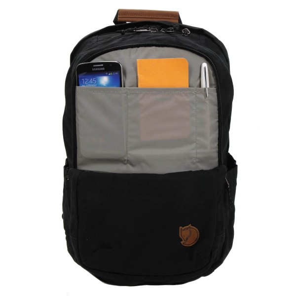 Σακίδιο Πλάτης Fjallraven Räven 28 23345-550-550 Laptop 15'' Black-Black Σακίδιο Πλάτης Fjallraven Räven 28 23345-550-550 Laptop 15'' Black-Black