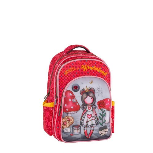 Σακίδιο πλάτης Δημοτικού Graffiti Gorjuss Santoro Red 237211