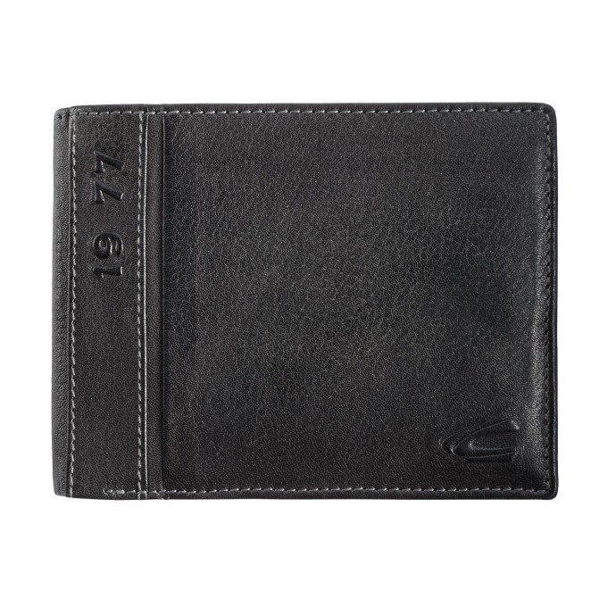 Πορτοφόλι Δερμάτινο Πλάγιο Camel Active Melbourne 247-703-60 Μαύρο ΤΣΑΝΤΕΣ & ΠΟΡΤΟΦΟΛΙΑ