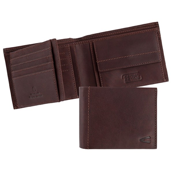 Πορτοφόλι Δερμάτινο Camel Active Niagara 253-704-29 Καφέ ΤΣΑΝΤΕΣ & ΠΟΡΤΟΦΟΛΙΑ