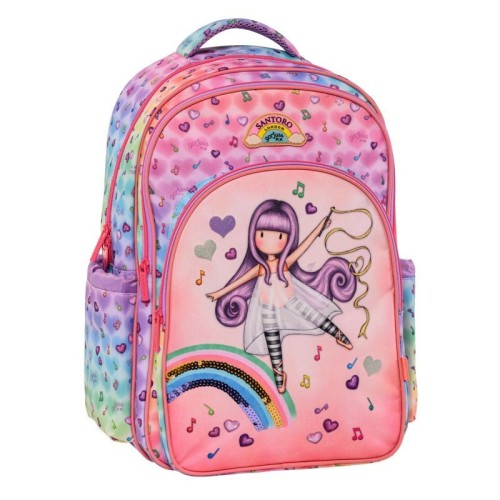 Σακίδιο πλάτης Δημοτικού Graffiti Santoro Little Dancer