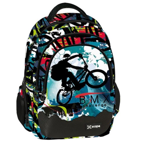 Σακίδιο πλάτης Δημοτικού Πολυθεσθακό Graffiti 259210 Xscape Ποδήλατο