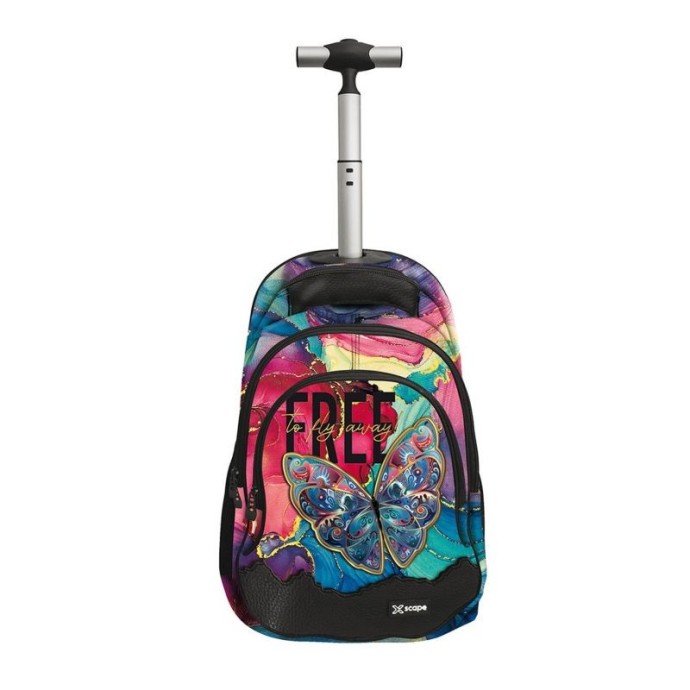 Σακίδιο πλάτης - Τροχήλατο Δημοτικού Graffitι 259251 Xscape Πεταλούδα