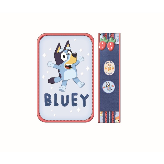 Κασετίνα (Γεμάτη) Διπλή Graffiti 260331 Bluey Bluey