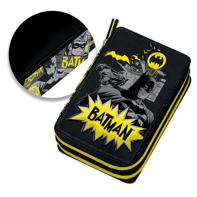 Κασετίνα (Γεμάτη) Διπλή Graffiti 265331 Batman
