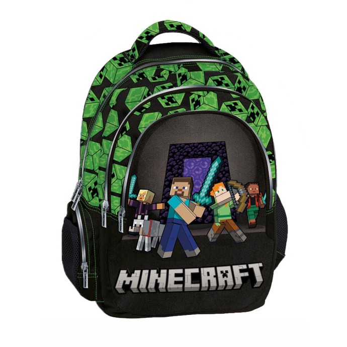 Σακίδιο πλάτης Δημοτικού Πολυθεσιακό Graffiti 268212 Squad Minecraft