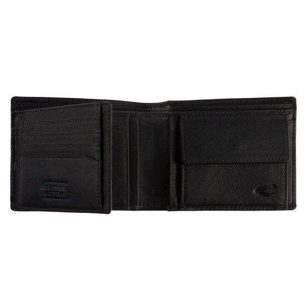 Πορτοφόλι Δερμάτινο Πλάγιο Μικρό Camel Active Nepal 280-701-60 Μαύρο ΤΣΑΝΤΕΣ & ΠΟΡΤΟΦΟΛΙΑ