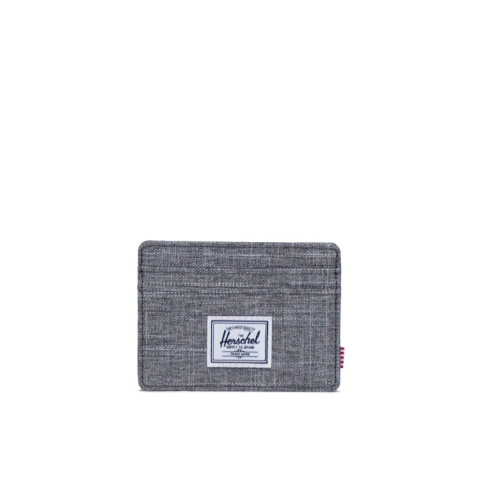 Πορτοφόλι Herschel Supply Co Charlie RFID 30065-00919 Raven Crosshatch Γκρι ΤΣΑΝΤΕΣ & ΠΟΡΤΟΦΟΛΙΑ