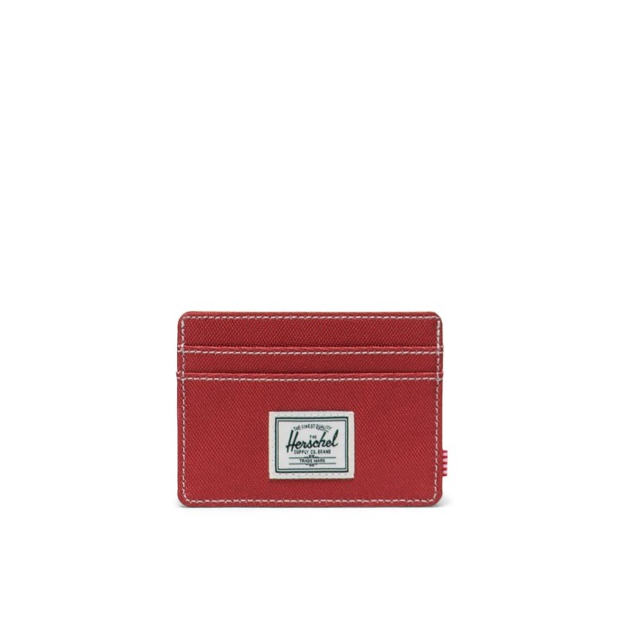 Πορτοφόλι Herschel Supply Co Charlie RFID 30065-06284 Red Ochre/White Stitch ΤΣΑΝΤΕΣ & ΠΟΡΤΟΦΟΛΙΑ