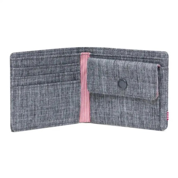 Πορτοφόλι Herschel Supply Co Roy Coin Wallet 30095-00919 Raven Crosshatch ΤΣΑΝΤΕΣ & ΠΟΡΤΟΦΟΛΙΑ