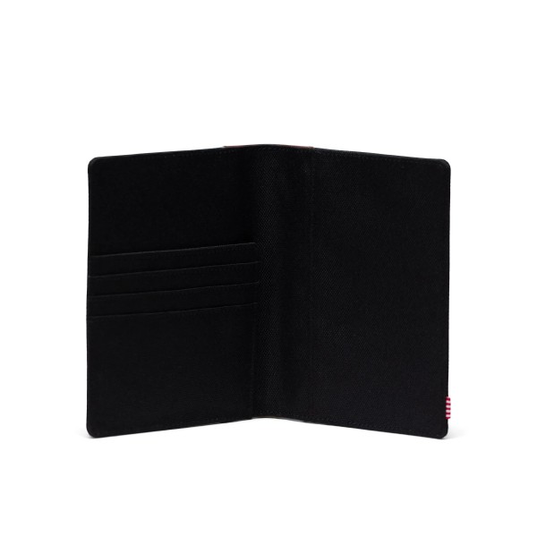 Θήκη Διαβατηρίου -Πορτοφόλι Herschel Supply Raynor Passpot Holder Black/Tan ΤΣΑΝΤΕΣ & ΠΟΡΤΟΦΟΛΙΑ