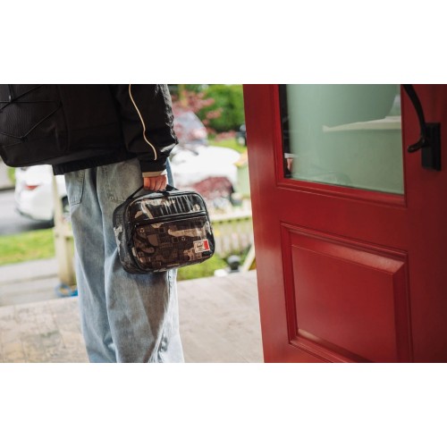 Τσάντα Φαγητού Herschel x Lego Pop Quiz Lunch Box Abstract Bricks Black