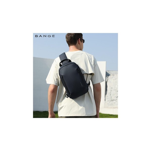 Τσάντα Ώμου Διαγώνια Bange Crossbody 3077 Μπλέ