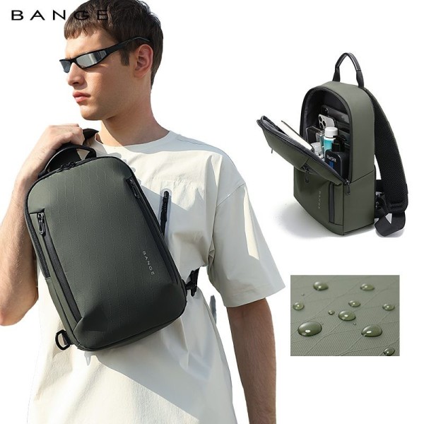 Τσάντα Ώμου Διαγώνια Bange Crossbody 3077 Χακί