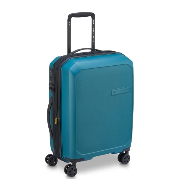 Βαλίτσα Καμπίνας Σκληρή Επεκτεινόμενη Delsey Anvers Slim Teal Blue