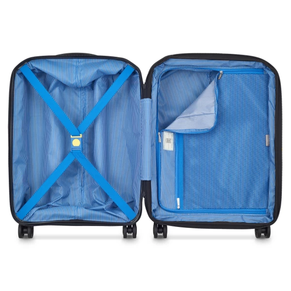 Βαλίτσα Καμπίνας Σκληρή Επεκτεινόμενη Delsey Anvers Slim Teal Blue