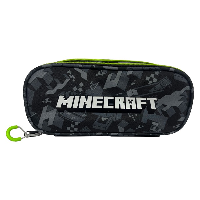 Κασετίνα οβάλ Gim 1 Θήκη Minecraft Camo Terra  316-02144