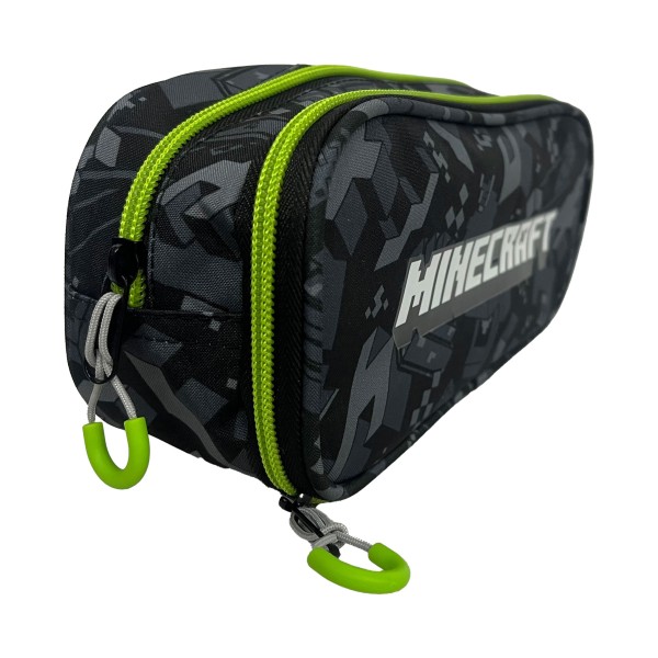 Κασετίνα οβάλ Gim 1 Θήκη Minecraft Camo Terra  316-02144