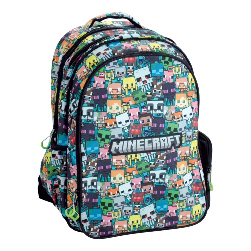 Σακίδιο Πλάτης Δημοτικού Gim 316-04031 Minecraft Chibi