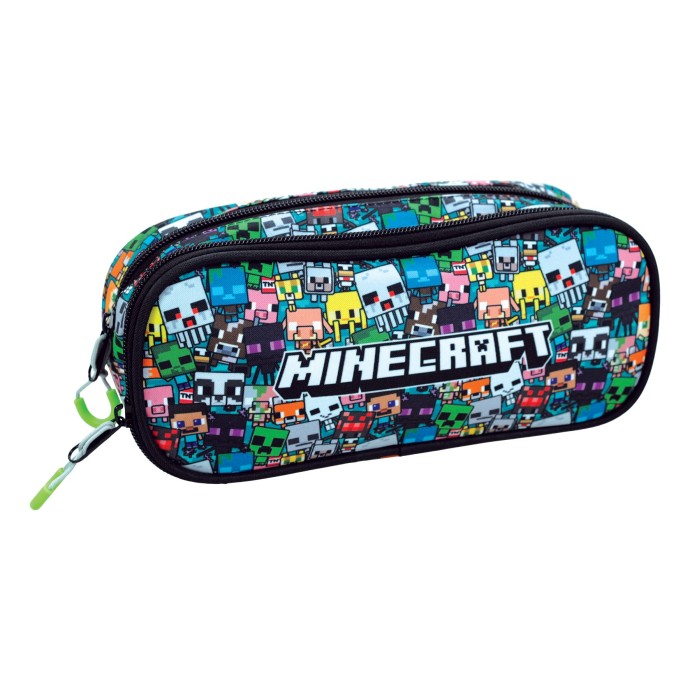 Κασετίνα οβάλ Gim 316-04144 Minecraft Chibi