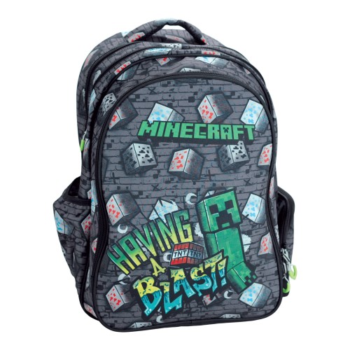 Σακίδιο Πλάτης Δημοτικού Gim 316-05031 Minecraft Metro Art 2