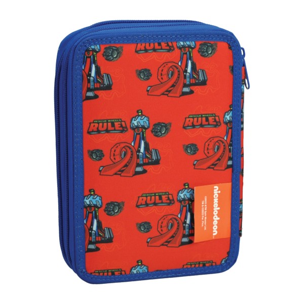 Κασετίνα (Γεμάτη) διπλή Gim 334-00100 Paw Patrol Rescue Wheels