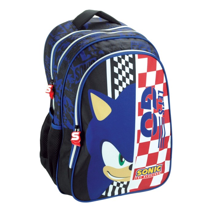 Σακίδιο Πλάτης Δημοτικού Gim 334-89031 Sonic Classic