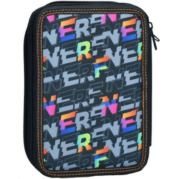 Κασετίνα (Γεμάτη) διπλή Gim 336-341000 Nerf Pattern