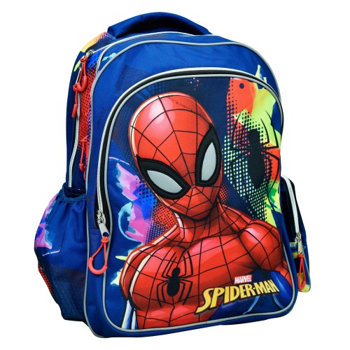 Σακίδιο Πλάτης Δημοτικού Gim 337-06031 Spiderman Silver Eyes