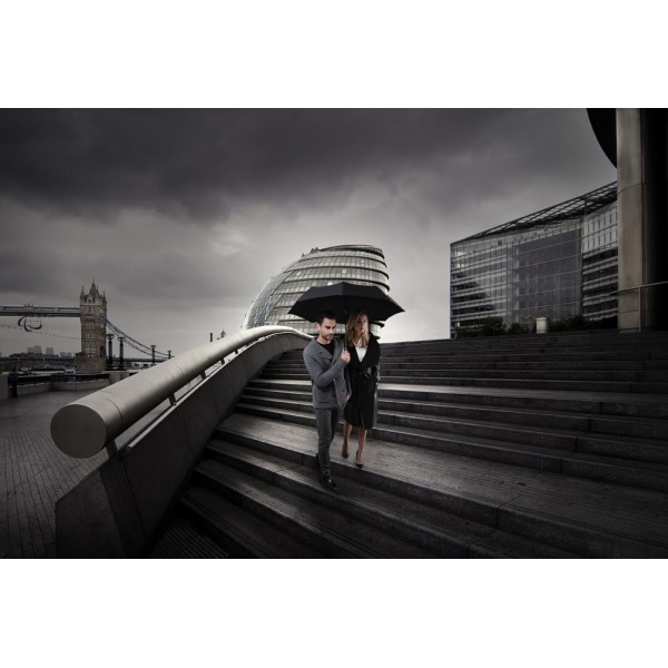 Ομπρέλα Βροχής Knirps T Series Duomatic X-Large 34001000 Μαύρη ΑΞΕΣΟΥΑΡ