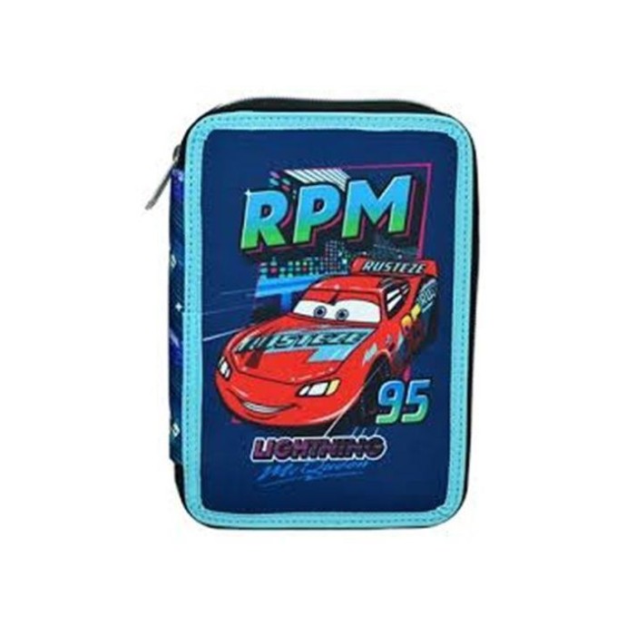 Κασετίνα (Γεμάτη) διπλή Gim Cars Under the Lights 341-36100 ΣΧΟΛΙΚΑ ΕΙΔΗ