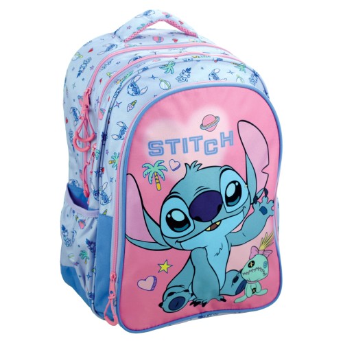 Σακίδιο Πλάτης Δημοτικού Gim 342-04031 Stitch Scrapbook