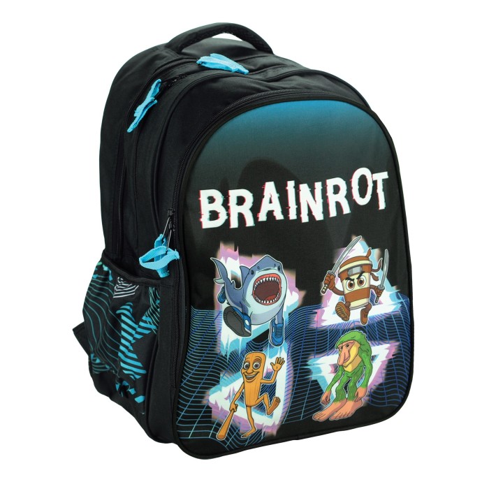 Σακίδιο Πλάτης Δημοτικού Οβαλ  Gim 343-10031 Tokido Brainrot