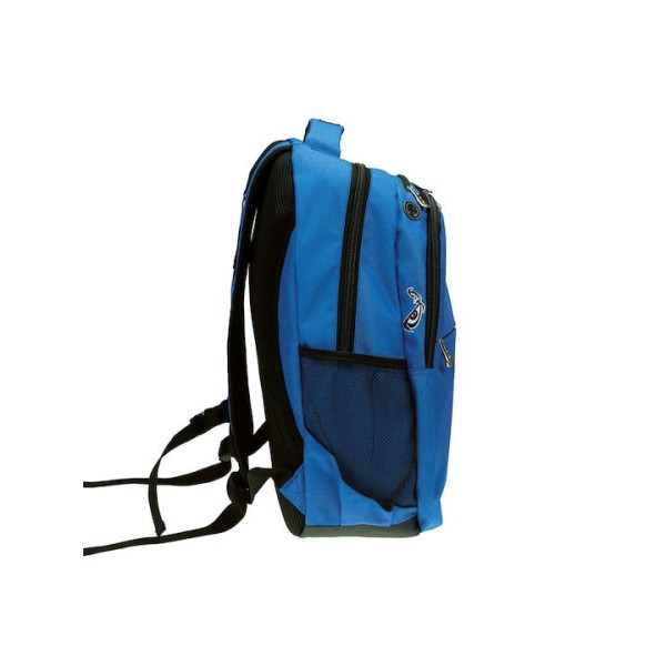 Σακίδιο Πλάτης Δημοτικού Back Me Up No Fear 348-24031 New Blue