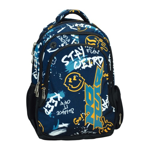 Σακίδιο Πλάτης Δημοτικού Back Me Up No Fear 348-54031 Weird