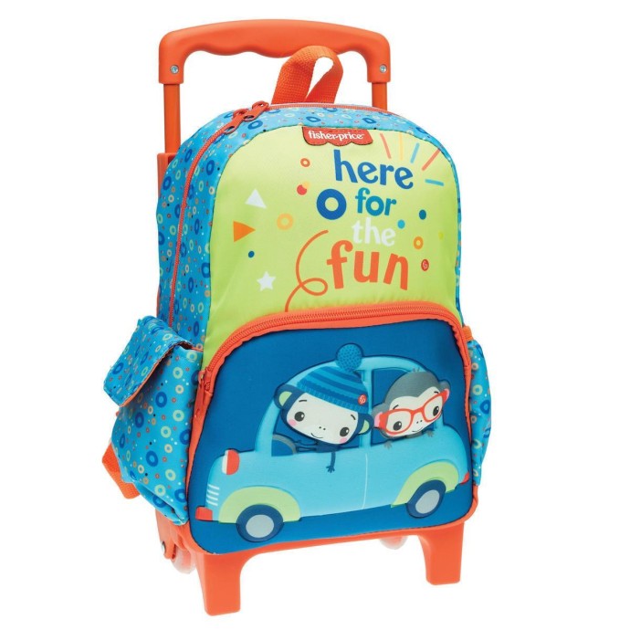 Σακίδιο Πλάτης -Τροχήλατο Νηπίου Gim Fisher Price Car 349-45073 ΣΧΟΛΙΚΑ ΕΙΔΗ Σακίδιο Πλάτης -Τροχήλατο Νηπίου Gim Fisher Price Car 349-45073 ΣΧΟΛΙΚΑ ΕΙΔΗ