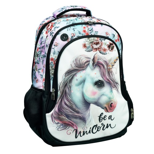 Σακίδιο Πλάτης Δημοτικού Back Me Up Unicorn 357-17031